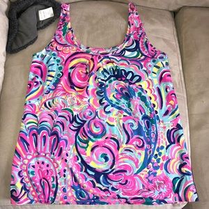 Lilly Pulitzer Kinsey Top psychedelic sunshine